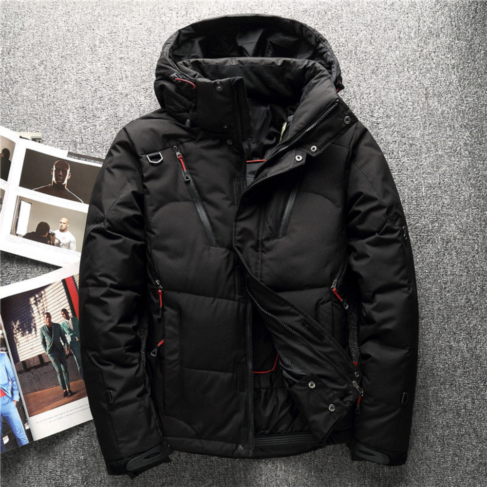 Men's Hooded Puffer Coat | Warm