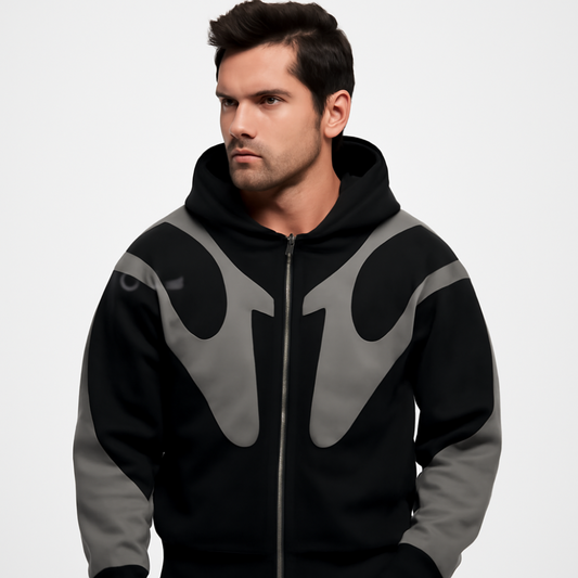 Men's Graphic Zip Hoodie | Bold