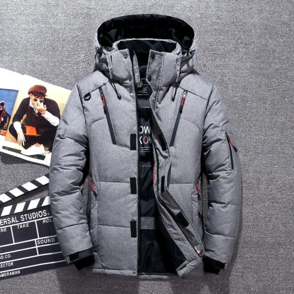 Men's Hooded Puffer Coat | Warm