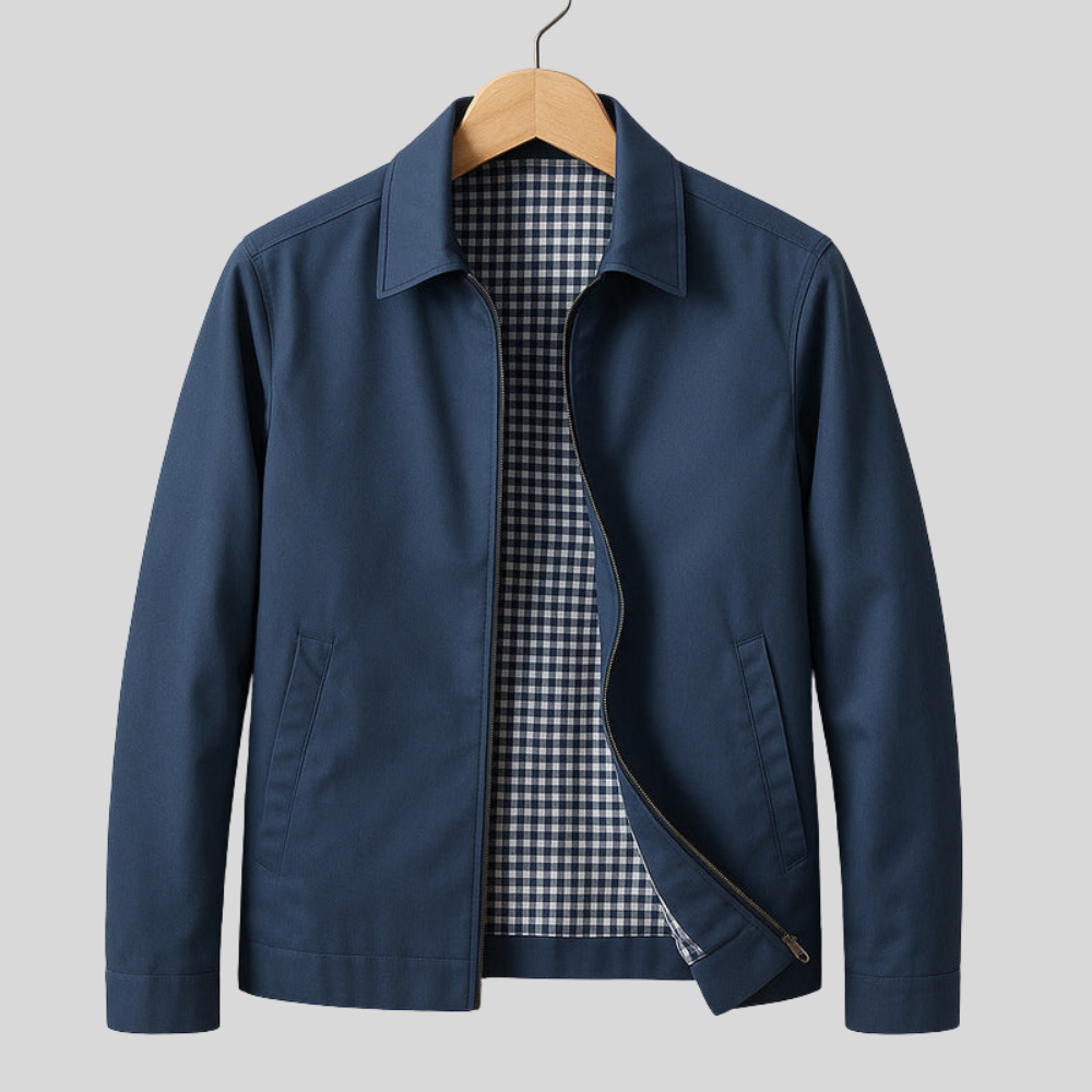 Men’s Slim Fit Zipper Jacket | Outerwear