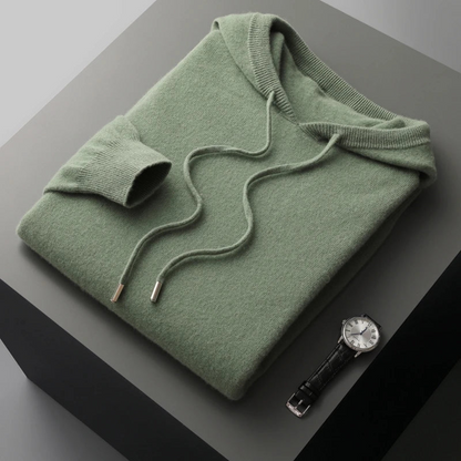 Men's Knit Pullover Hoodie | Modern