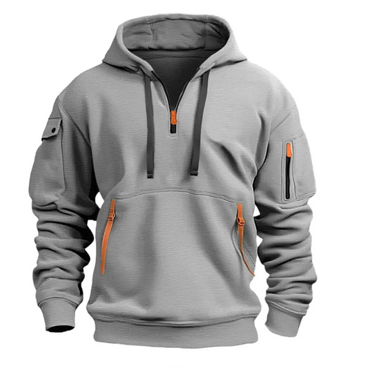 Men's Utility Zipper Hoodie | Trendy