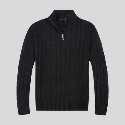 Men’s Knit Zip Sweater | Pullover