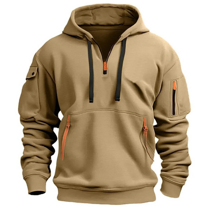 Men's Utility Zipper Hoodie | Trendy