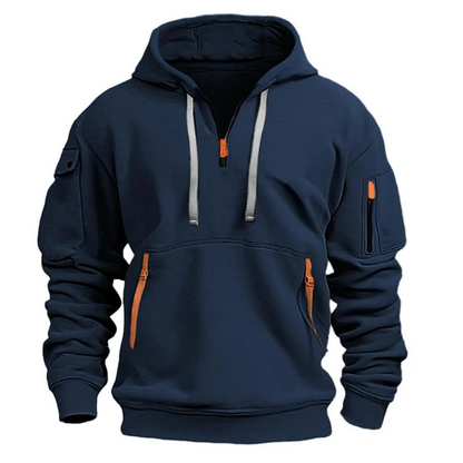 Men's Utility Zipper Hoodie | Trendy