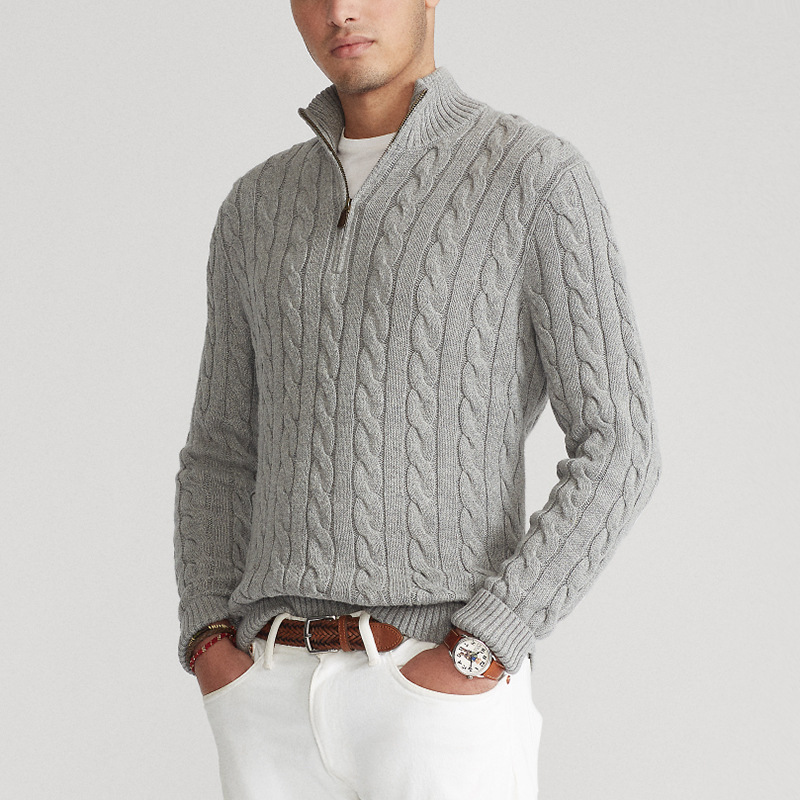 Old Money Half Zip Sweater