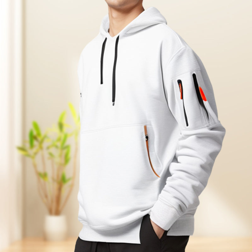 Men's Utility Zipper Hoodie | Trendy