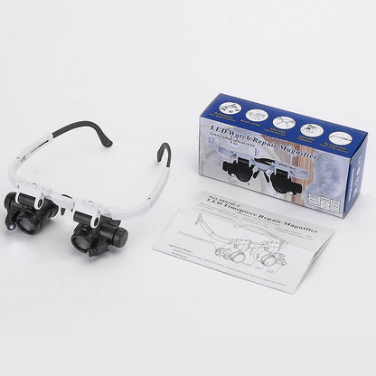 Adjustable LED Magnifying Glasses with 8x, 15x, 23x Lenses – Magnifier with Light for Precision Work 4