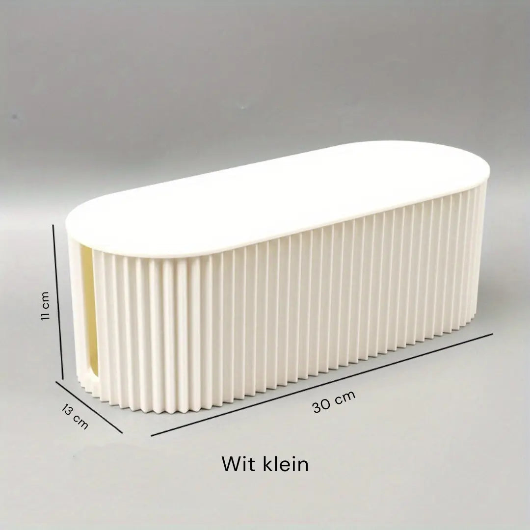 Cable Organizer Storage Box for Tidy Workspaces – Modern Design for Cords and Chargers 5