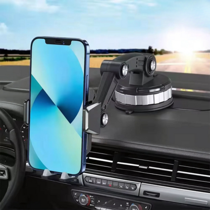 Car Phone Holder with Strong Suction Cup and 360° Rotation – One-Handed Mount for Smartphones 2