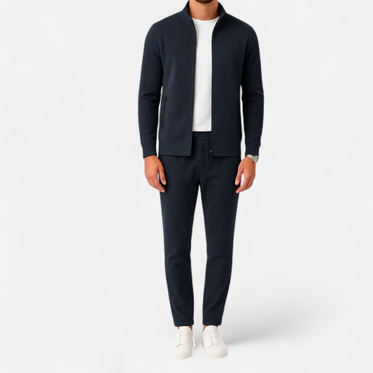 Men’s Premium Tracksuit – Contemporary Comfort, Refined Performance