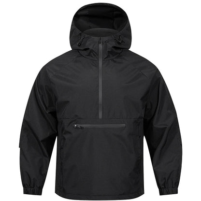 Men’s Half-Zip Hooded Jacket | Lightweight