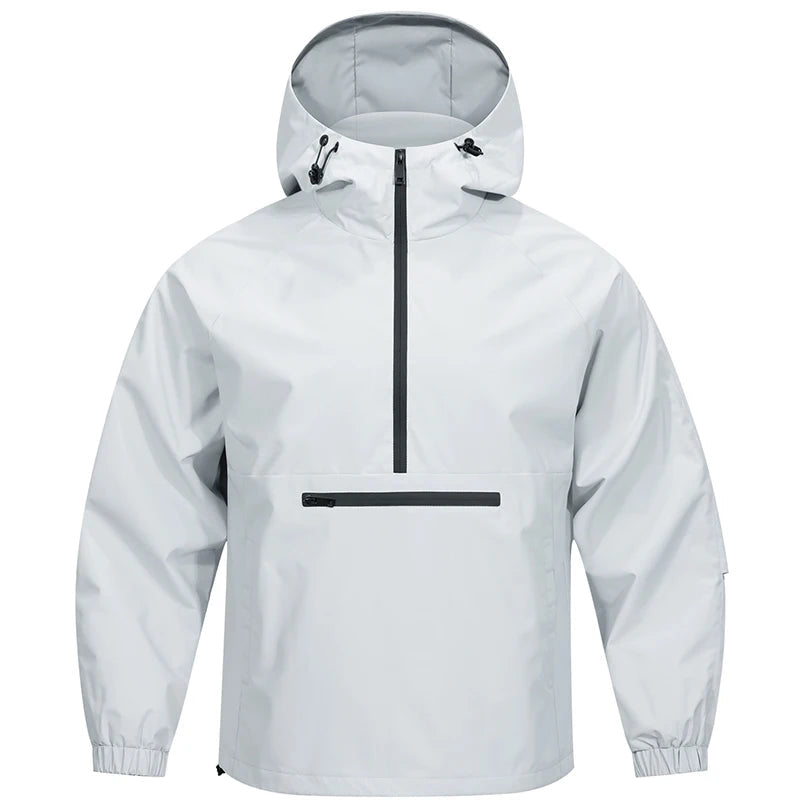 Men’s Half-Zip Hooded Jacket | Lightweight