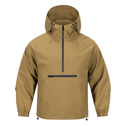 Men’s Half-Zip Hooded Jacket | Lightweight