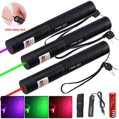 High-Power Rechargeable Laser Pointer with Adjustable Focus – Long-Distance Visibility for Outdoor Use 3