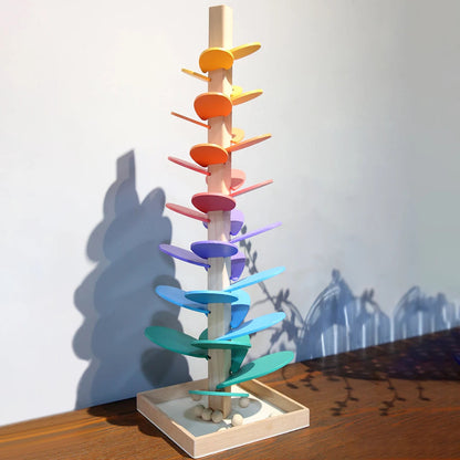 Interactive Colorful Murmur Tower for Sensory Development – Eco-Friendly Wooden Toy 6