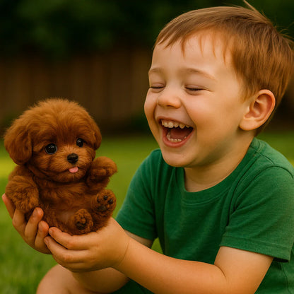 Interactive Plush Puppy - Realistic Plush Toy for Kids and Adults with Movements and Sounds 2