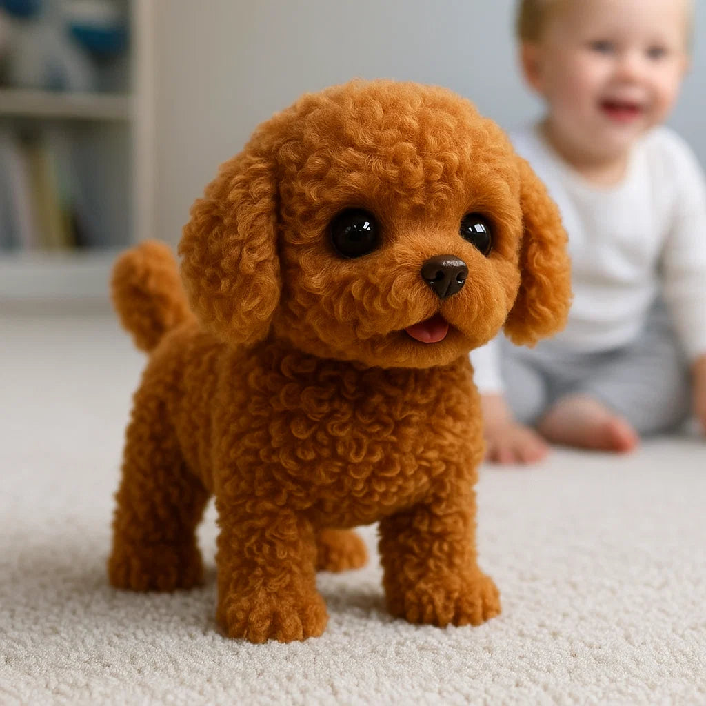 Interactive Plush Puppy - Realistic Plush Toy for Kids and Adults with Movements and Sounds 6