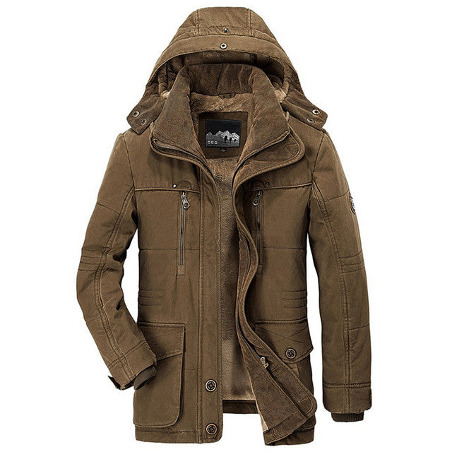 Warme Winterjas Met Voering