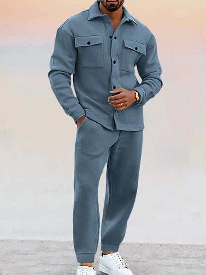 Modern Men's Tracksuit – Stylish Two-Piece Set for Casual Wear, Tailored Comfort, Easy Care 4