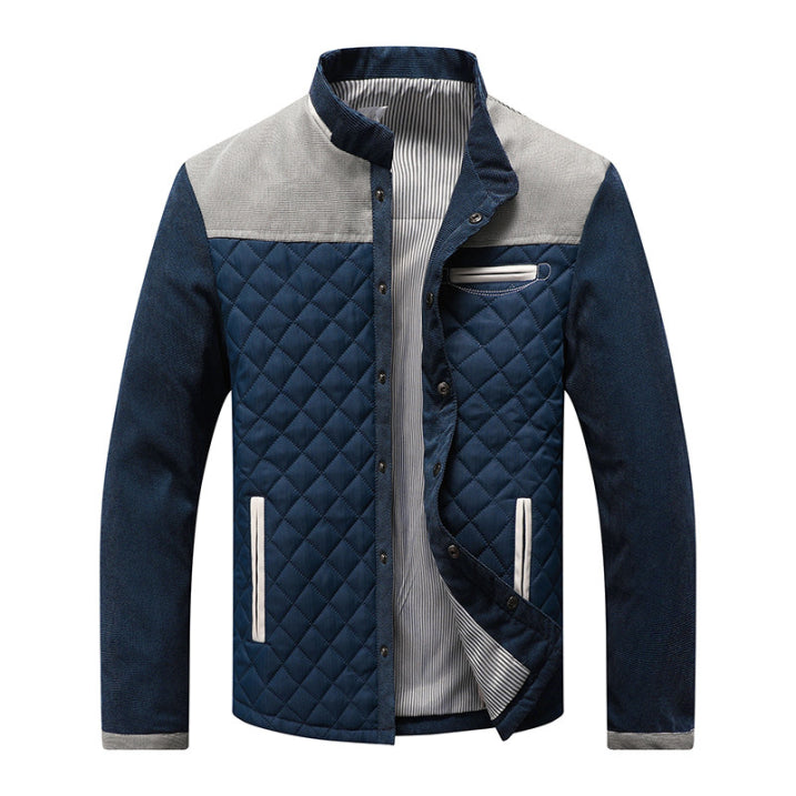 Men’s Quilted Button-Up Jacket | Modern
