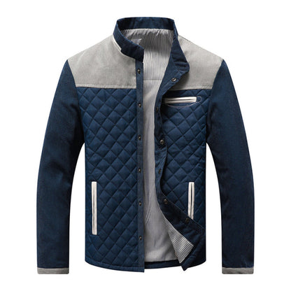 Men’s Quilted Button-Up Jacket | Modern