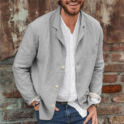 Men's Casual Linen Blazer | Lightweight & Breathable