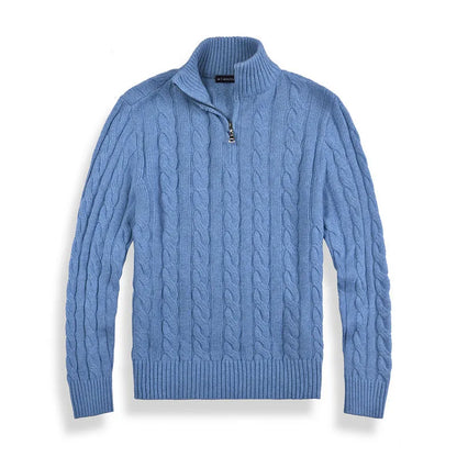 Old Money Half Zip Sweater
