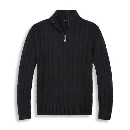Old Money Half Zip Sweater