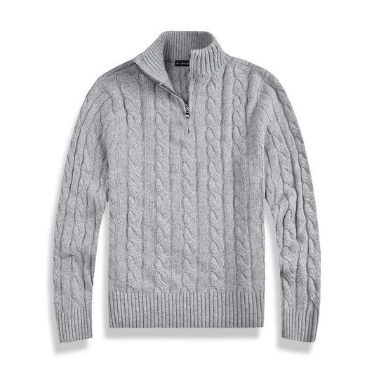 Old Money Half Zip Sweater