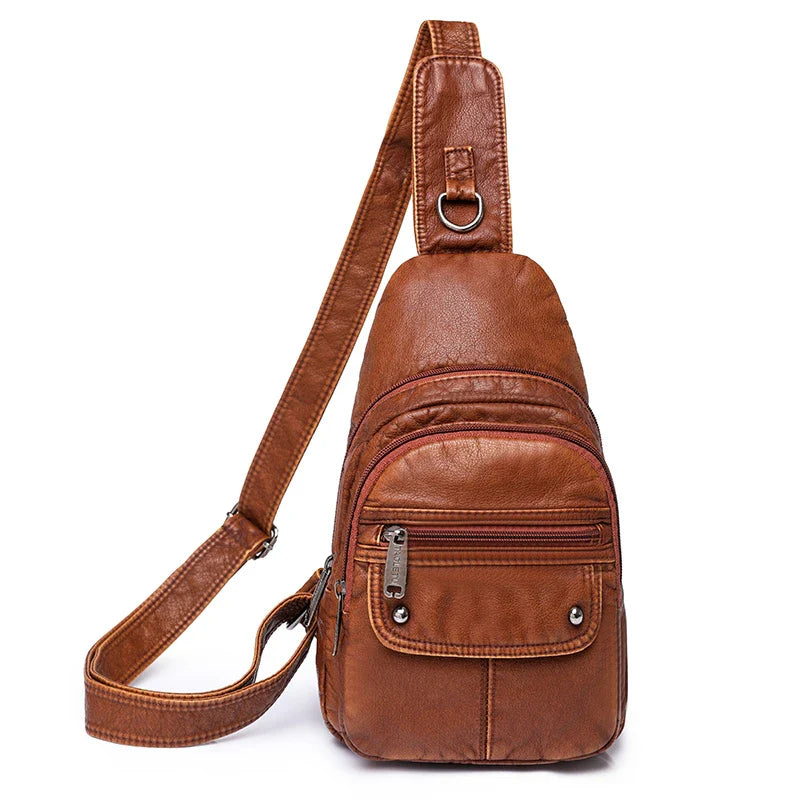 Amour Leren Crossbody Tas