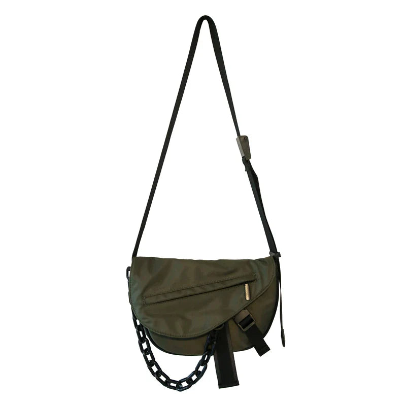 Callia Crossbody Tas voor Vrouwen - Zwart Nylon/Polyester - Verstelbare Riem, Stijlvol, Lichtgewicht Tas