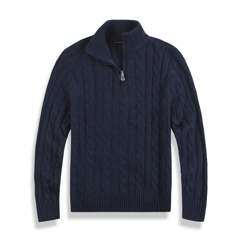 Old Money Half Zip Sweater