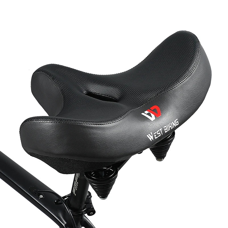 Ultra-Comfort Bike Saddle with Ergonomic Padding and Breathable Design for Mountain and Road Bikes 0
