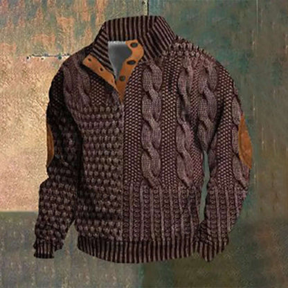 Bluma - Casual retro cashmere-like shirt for men