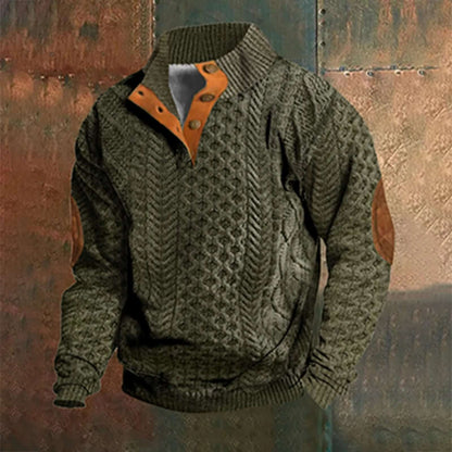 Bluma - Casual retro cashmere-like shirt for men