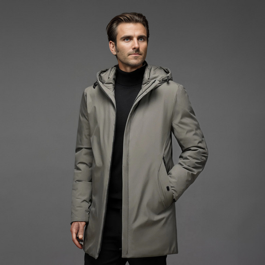 Men’s Hooded Winter Coat | Modern
