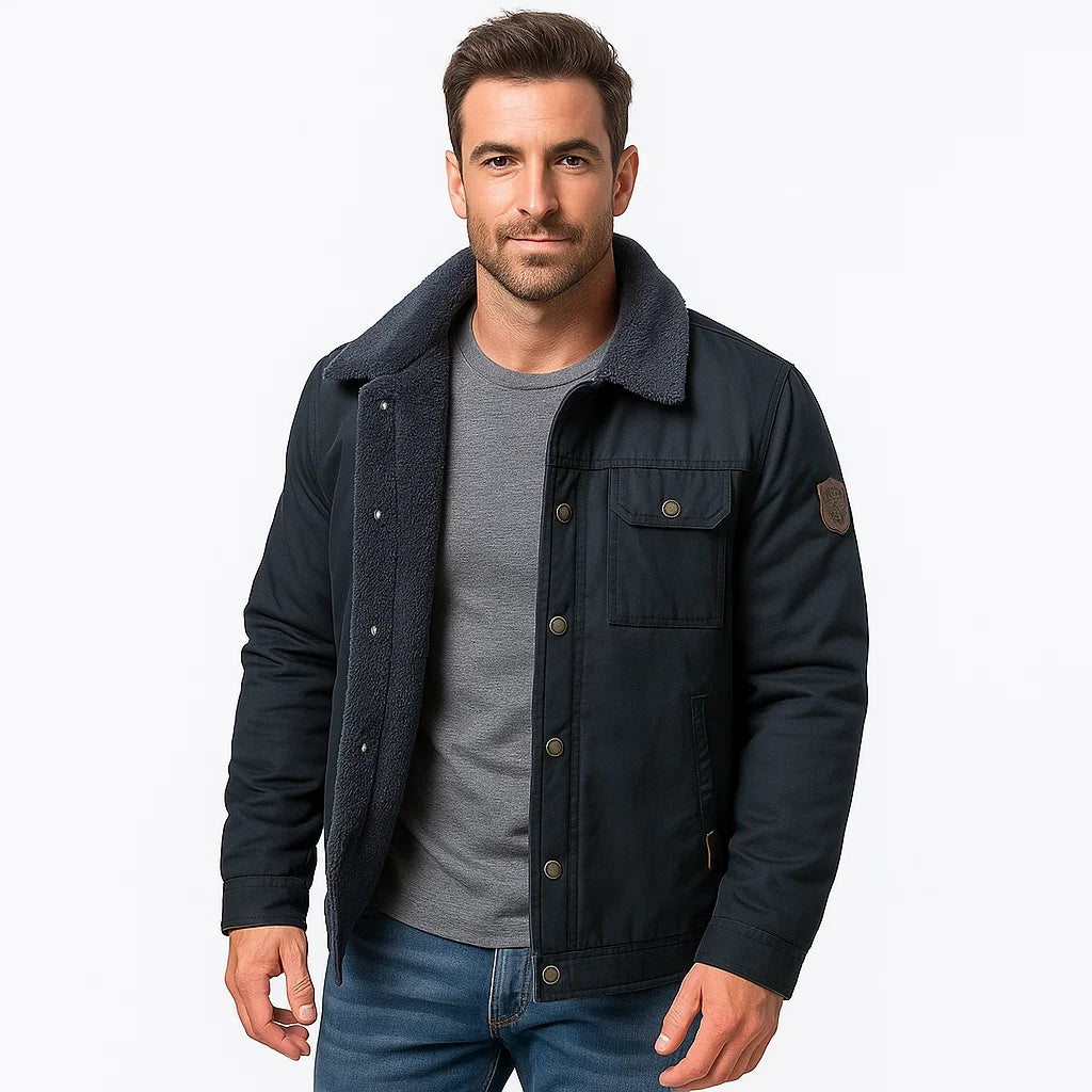Men's Sherpa Lined Jacket | Casual