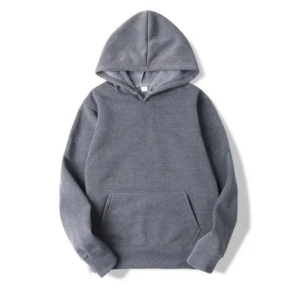 Men's Simple Long Sleeve Hoodie | Streetwear