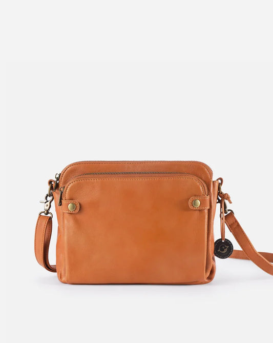 Lanelle - Leren crossbody schoudertas | Stijlvol, praktisch, en onmisbaar