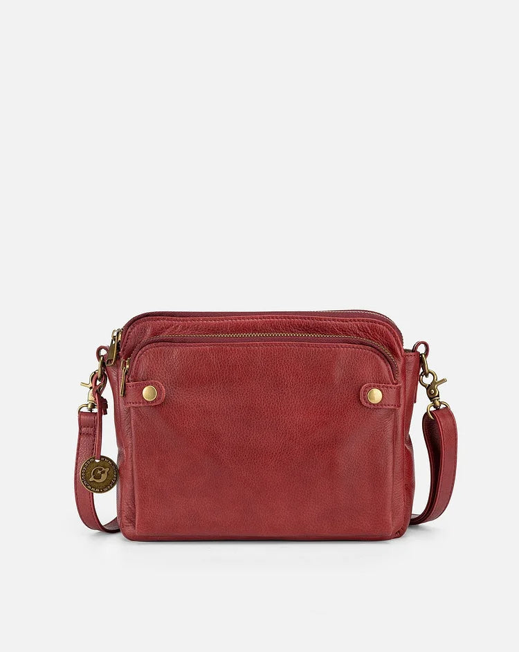 Lanelle - Leren crossbody schoudertas | Stijlvol, praktisch, en onmisbaar