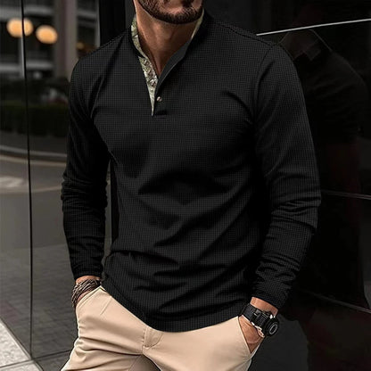 Hugo | Men’s Long Sleeve Polo Shirt | Knit Jumper